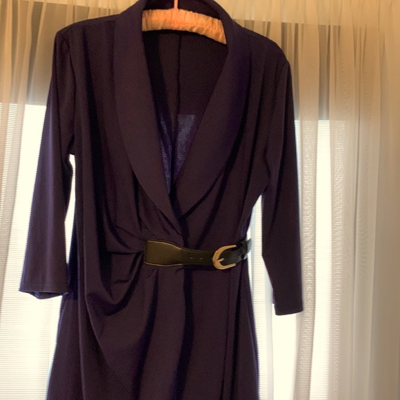 Knee length dress, Navy Blue, Size L…. - Picture 4 of 10